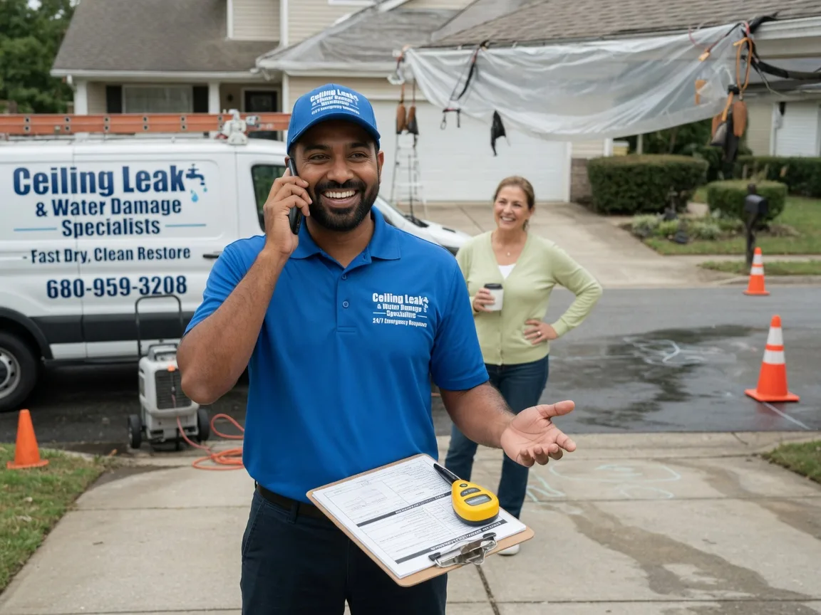 Ceiling Leak Cleanup East Waterboro, ME FAQs